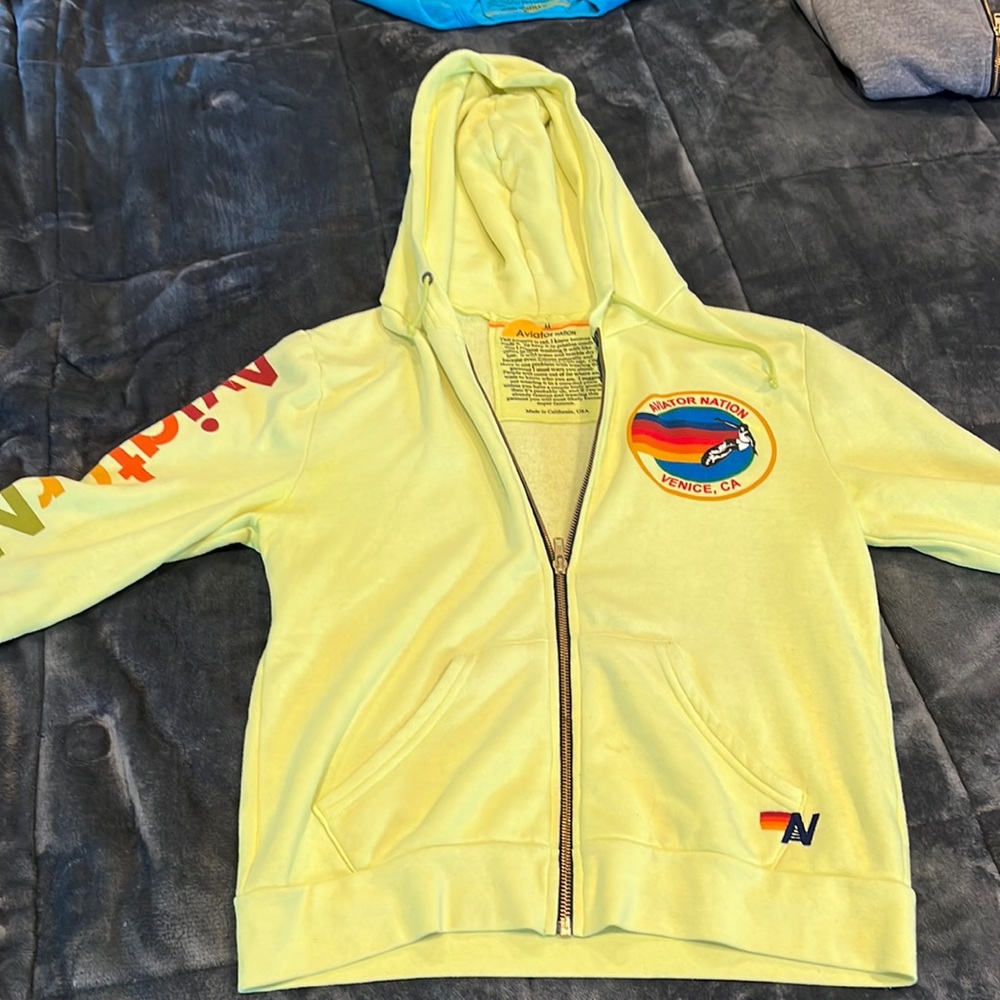 Aviator nation Venice, Ca zipper hoodie